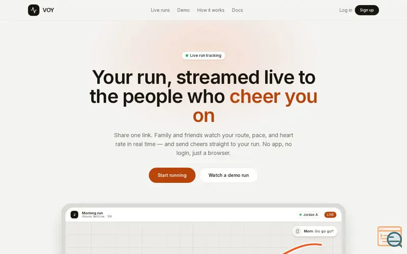 Screenshot of VOY
