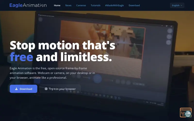 Screenshot of Eagle Animation