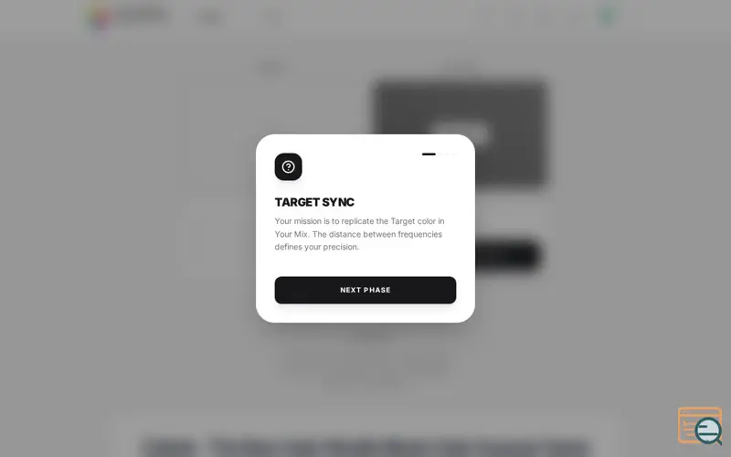 Screenshot of Colorle