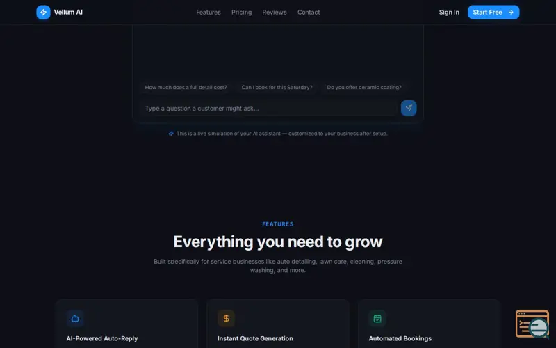 Screenshot of Vellum AI