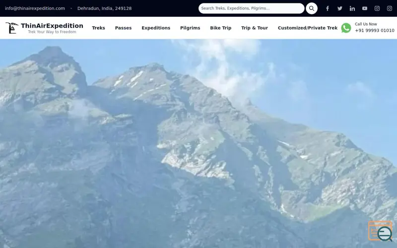 Screenshot of Hampta Pass Trek 2026