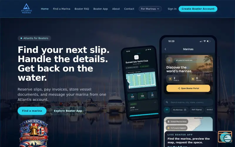 Screenshot of Atlantis Marina