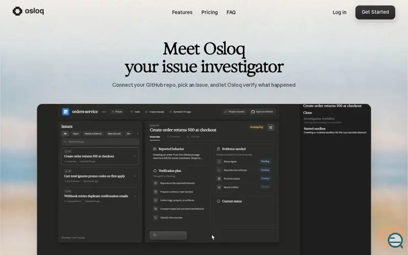 Screenshot of Osloq
