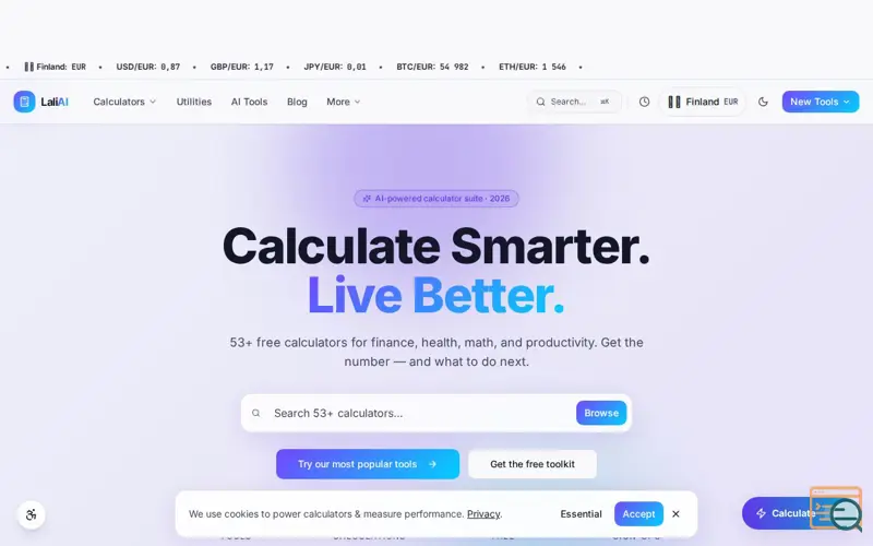 Screenshot of laliai.site