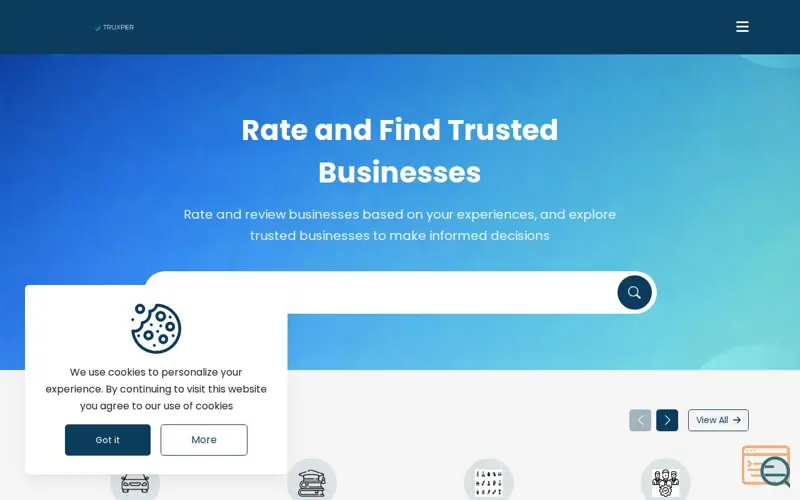 Screenshot of Truxper