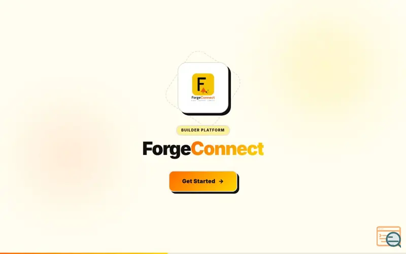 Screenshot of ForgeConnect - Builder Network