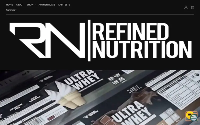 Screenshot of Refined Nutrition Ultra Isolate