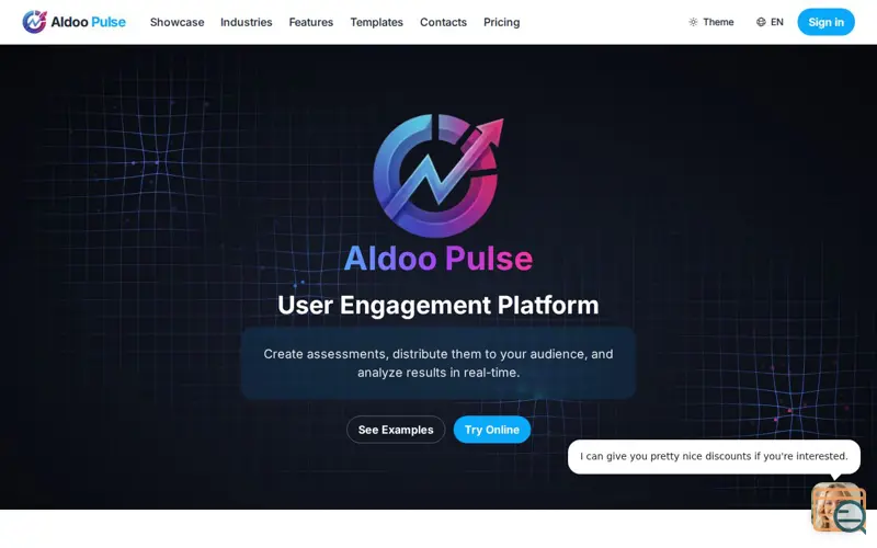 Screenshot of Aldoo Pulse