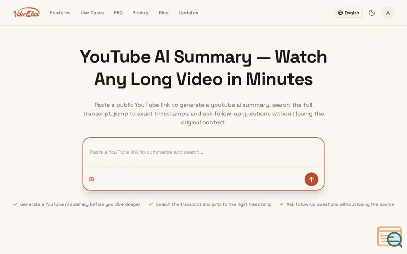 Screenshot of VideoClaw