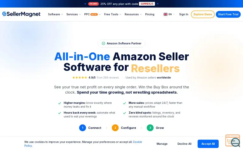 Screenshot of SellerMagnet