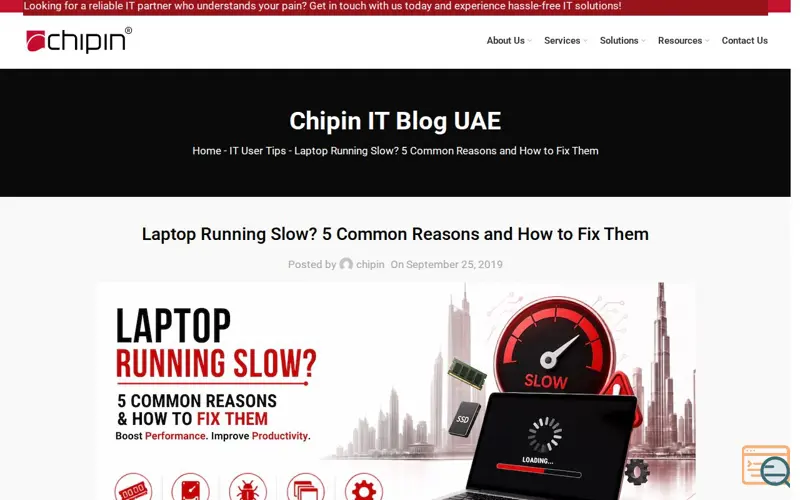 Screenshot of Chipin Corp