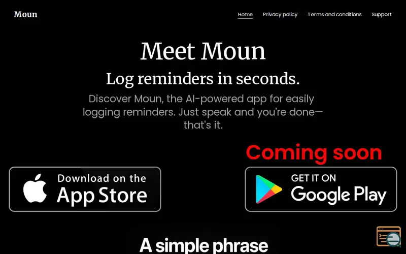 Screenshot of Moun