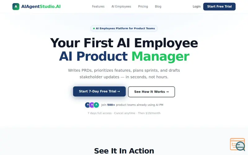 Screenshot of AI Product Management Agent