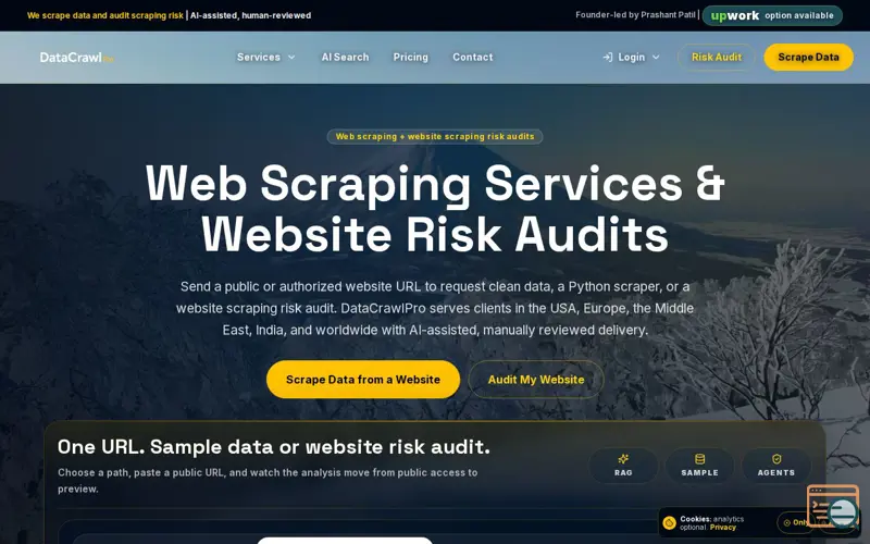 Screenshot of DataCrawlPro