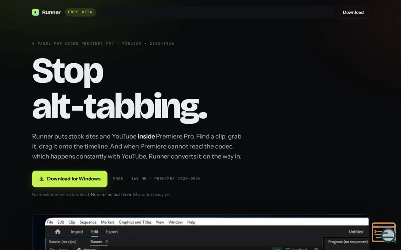 Screenshot of Runner