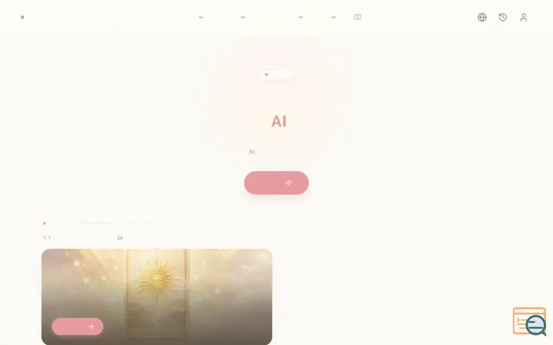 Screenshot of Unmei Tarot