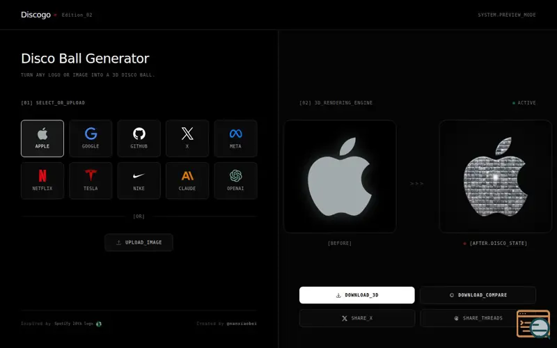 Screenshot of Discogo