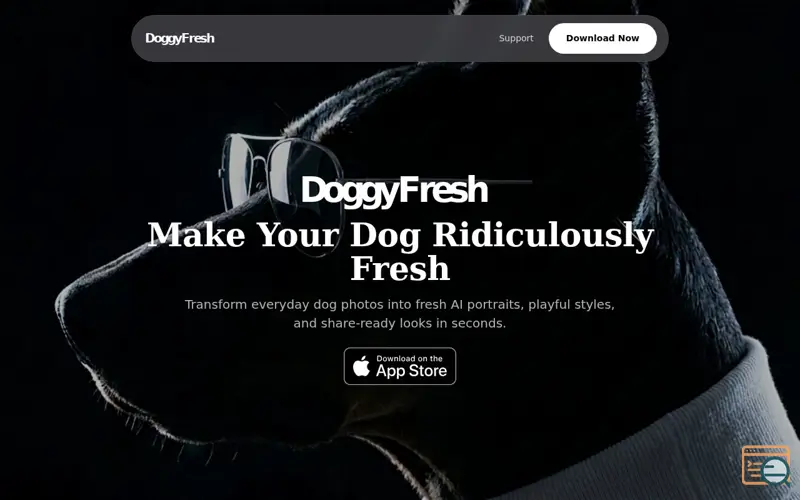 Screenshot of DoggyFresh