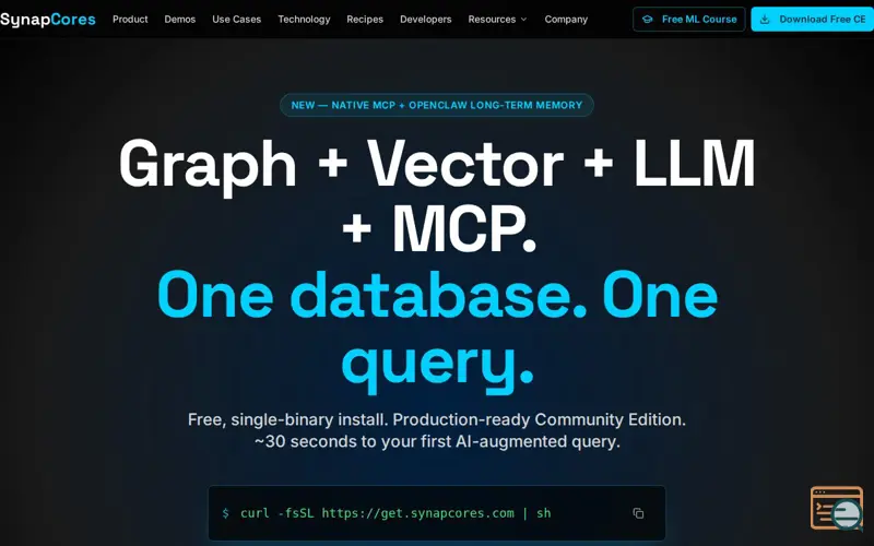 Screenshot of SynapCores