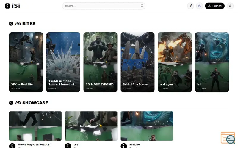 Screenshot of iSi