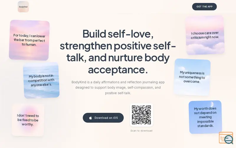 Screenshot of BodyKind