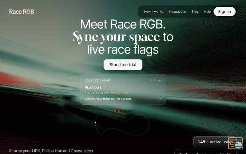 Screenshot of Race RGB