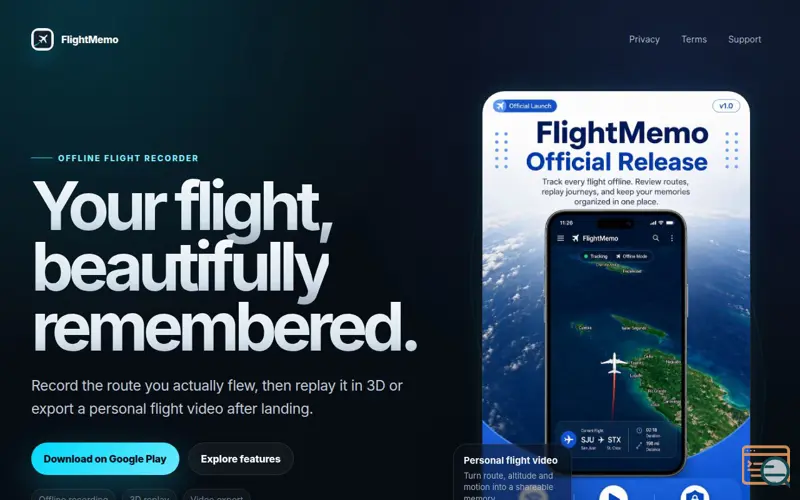 Screenshot of FlightMemo: Flight Tracker