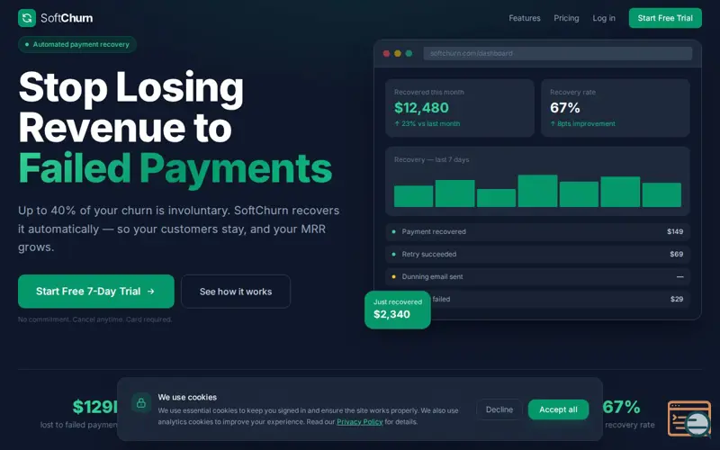 Screenshot of SoftChurn
