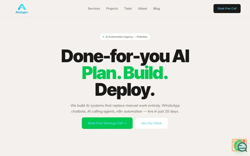 Screenshot of Aiotagen