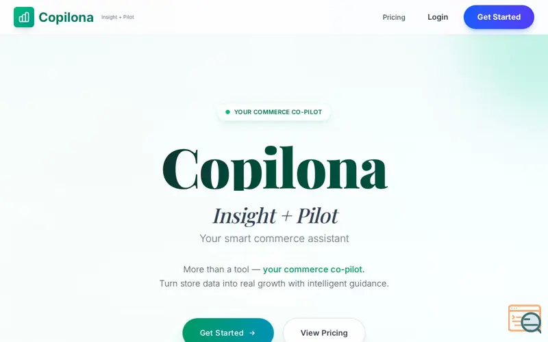 Screenshot of Copilona, InsightsPilot