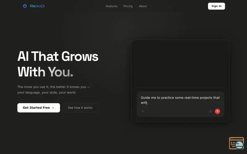 Screenshot of RexiO