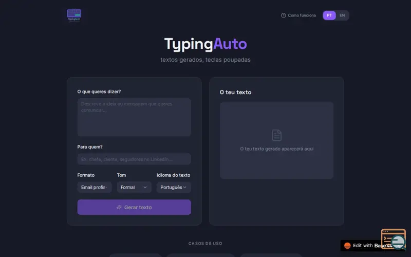 Screenshot of TypingAuto