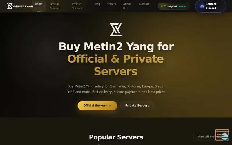 Screenshot of YangBazaar