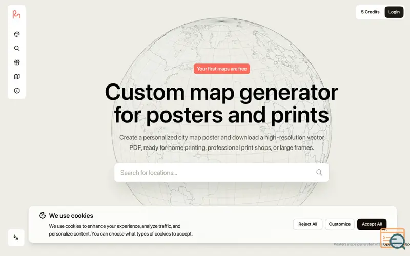 Screenshot of Mappic