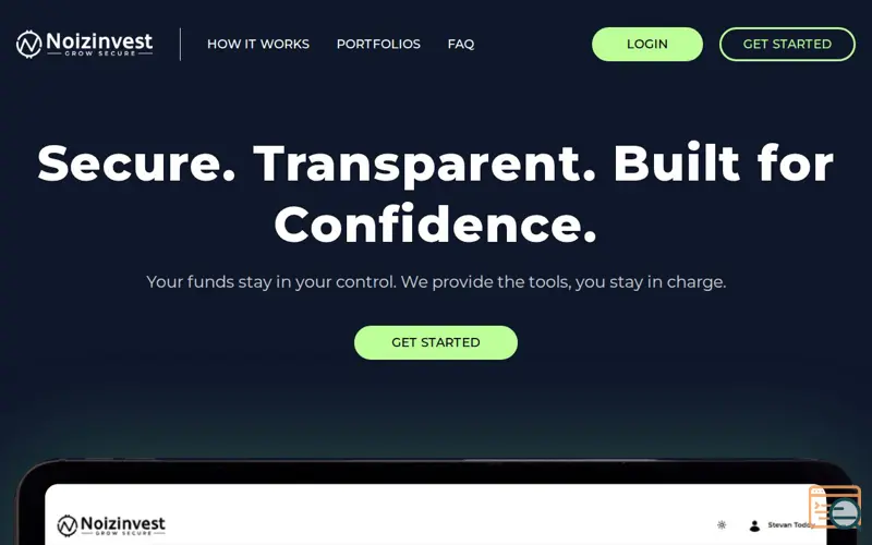 Screenshot of Noizinvest | Smart, Convenient Investing