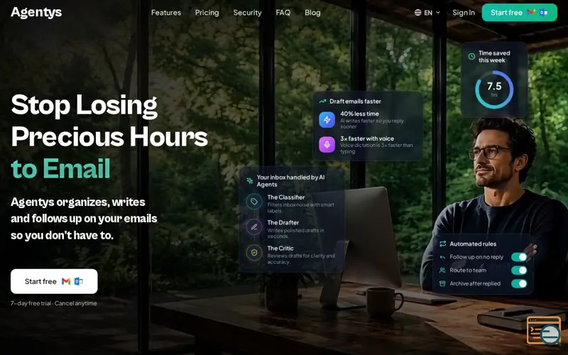 Screenshot of Agentys
