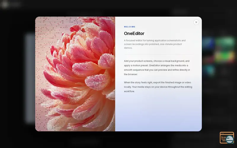 Screenshot of OneEditor