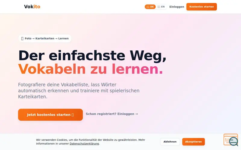 Screenshot of Vokito