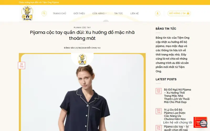 Screenshot of My Blog