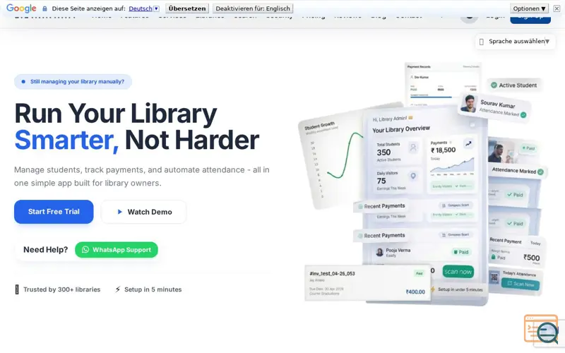 Screenshot of Librainian - Library manager app