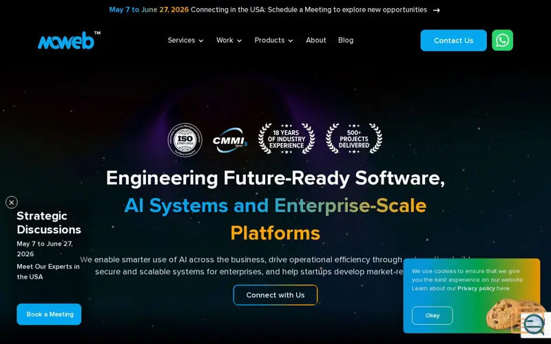 Screenshot of Moweb Limited