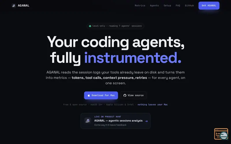 Screenshot of AGANAL
