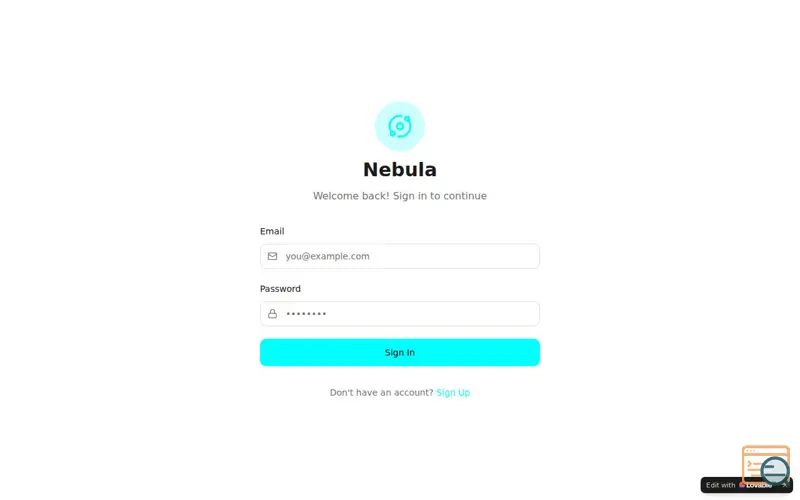 Screenshot of Nebula 