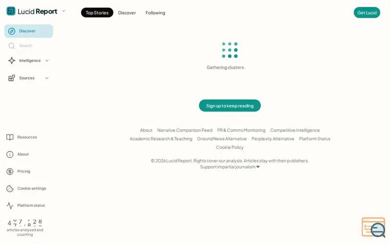 Screenshot of Lucid Report