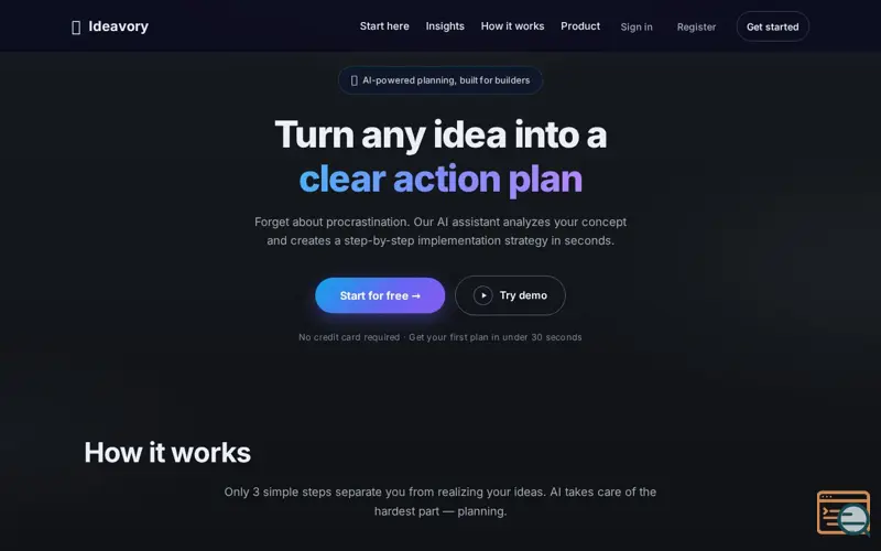 Screenshot of Ideavory