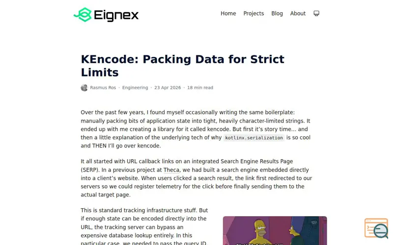 Screenshot of Kencode