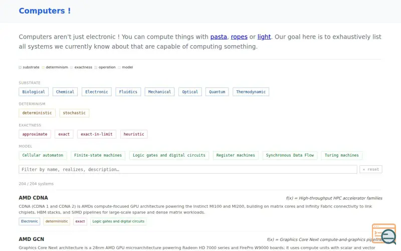 Screenshot of Computers