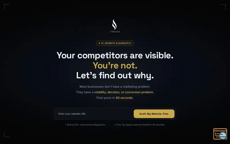 Screenshot of AI Growth Diagnostic | ThriveX