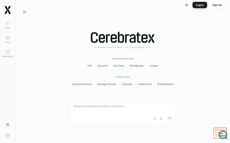 Screenshot of CerebrateX AI