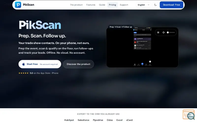 Screenshot of PikScan